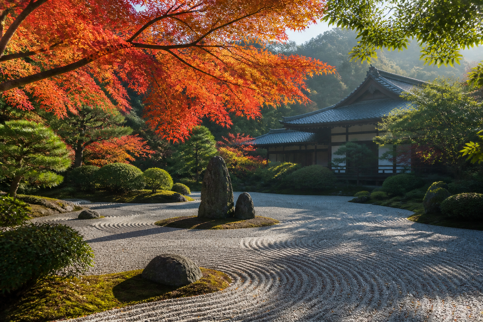 Example cover for Five mornings in Kyoto that rewired my pace